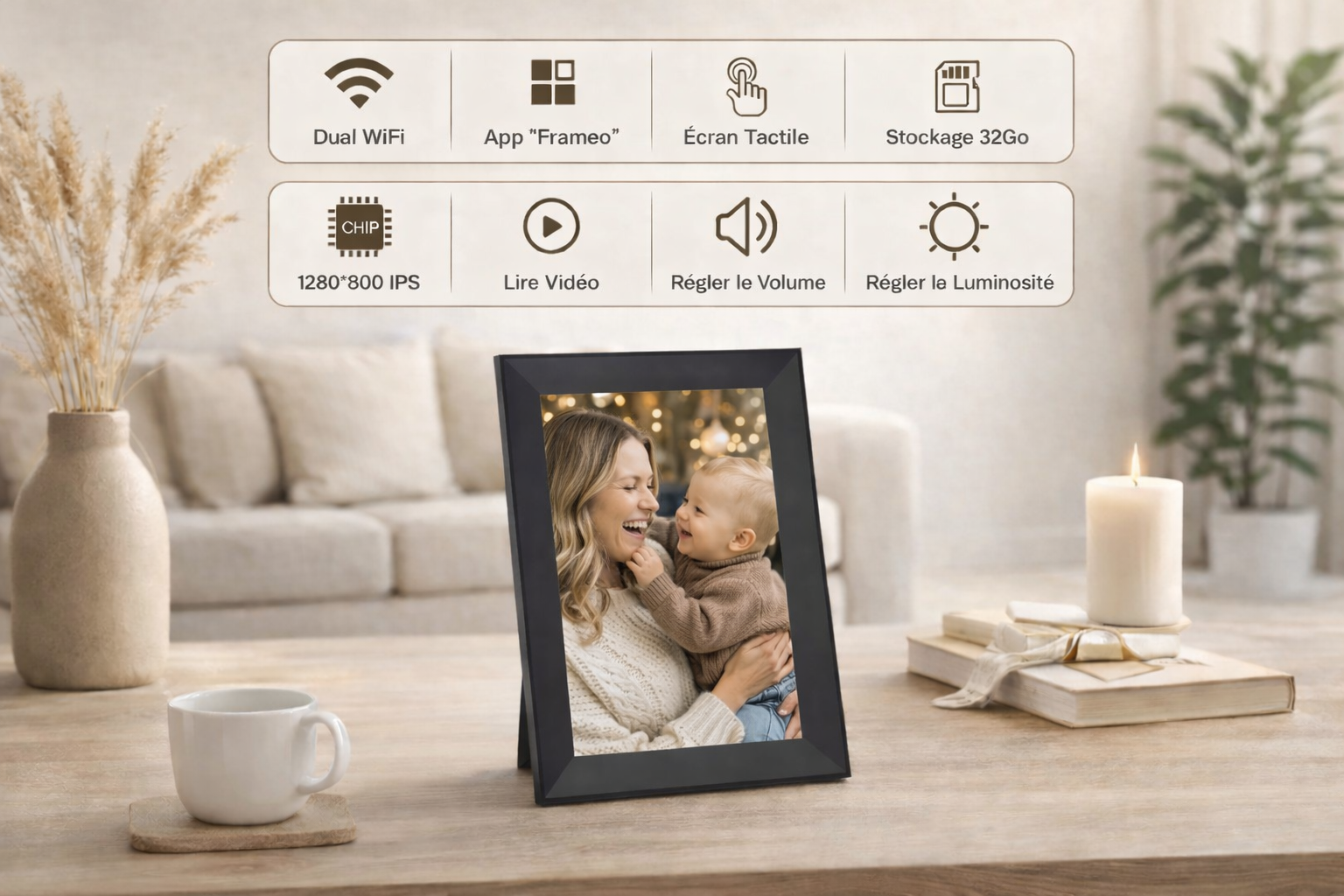 Cadre Photo Numérique Motiona